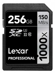 Lexar SDXC Card 256GB 1000x UHS-II U3, 150/80 LSD256CRBEU1000