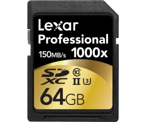 Lexar SDXC Card 64GB 633x UHS-1, 95/45 LSD64GCBEU633