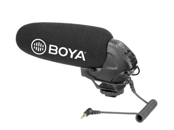 Boya BY-BM3031 Richtmikrofon 3 Stufen PAD (0, -10, -20dB) 40Hz - 20.000Hz