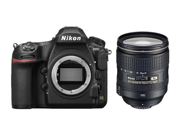 Nikon D850 DSLR Body Nikon AF-S 24-120VR VBA520K001