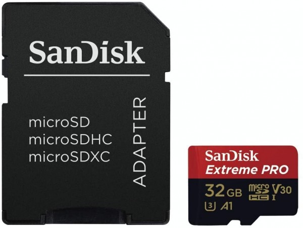 Sandisk micro SDXC Card 32GB ExtremePro SDSQXCG-032G-GN6MA