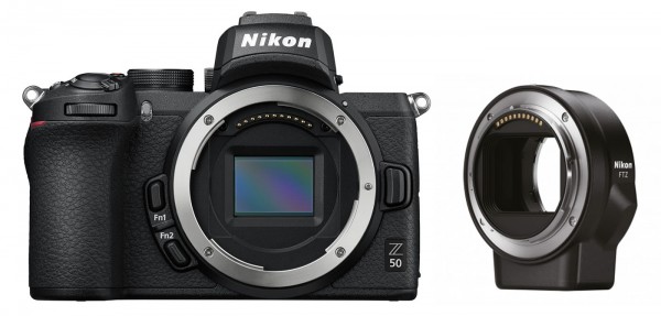 Nikon Z50 Body Set mit FTZ-Adapter VOA050K003