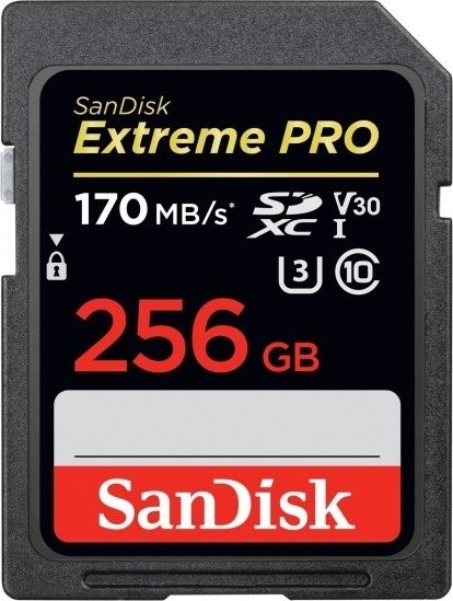 Sandisk SDXC 256GB Extreme Pro V30